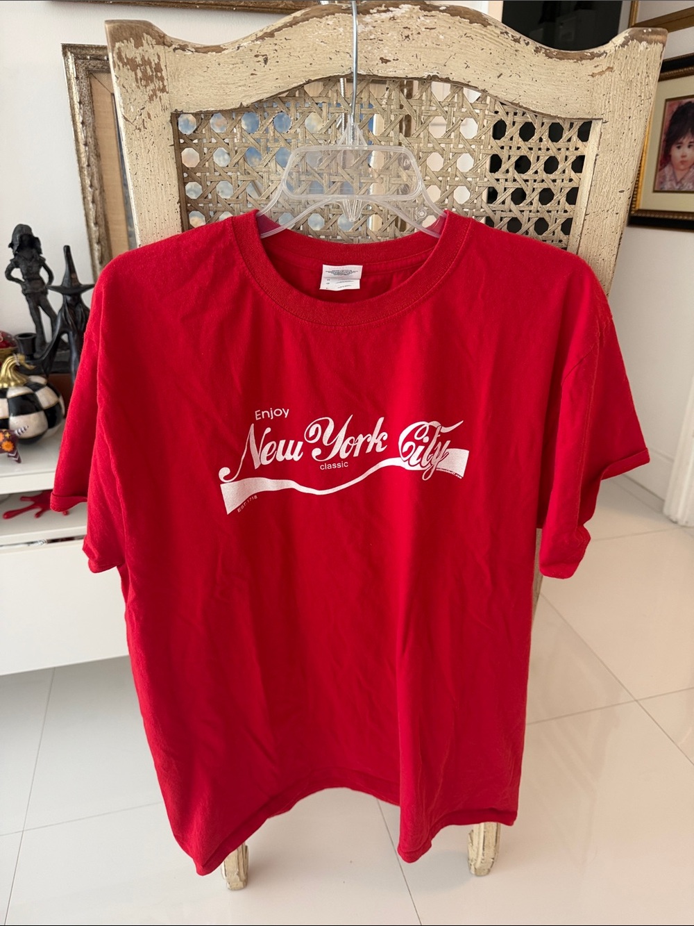Fruit of the Loom Red 'New York City' Graphic Tee Shirt